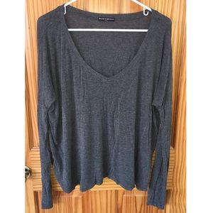 Grey Brandy Melville Long Sleeve